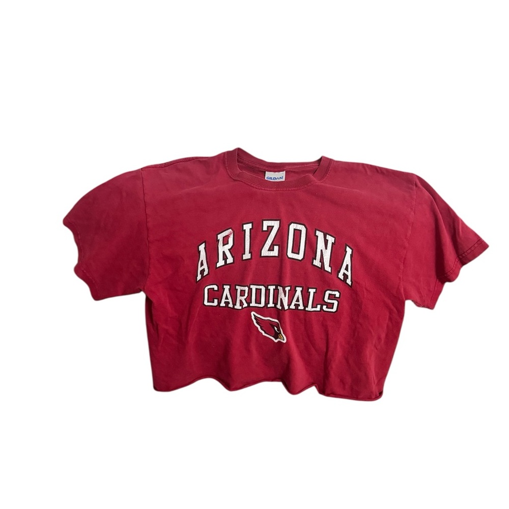 Gildan Red Arizona Cardinals Crop Top